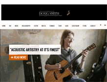 Tablet Screenshot of dougsmithguitar.com